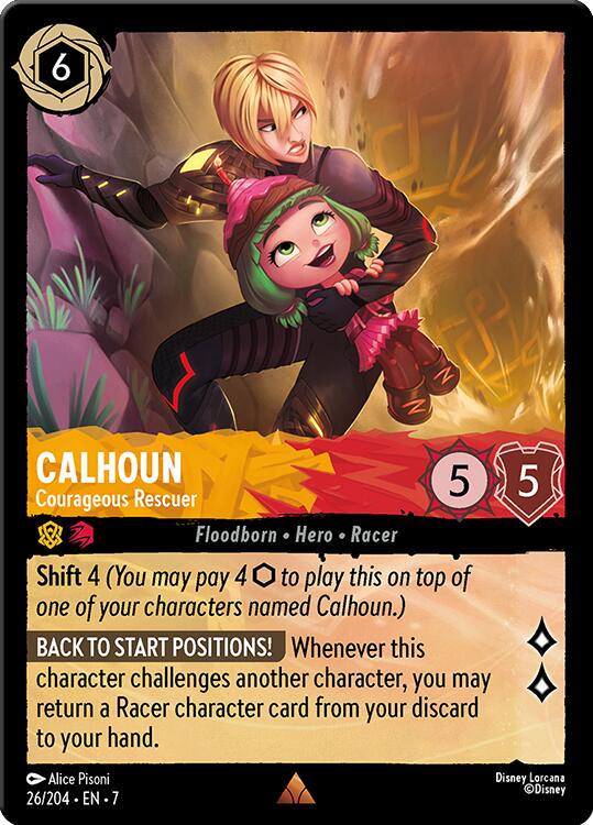 Disney Lorcana: Calhoun - Courageous Rescuer card image