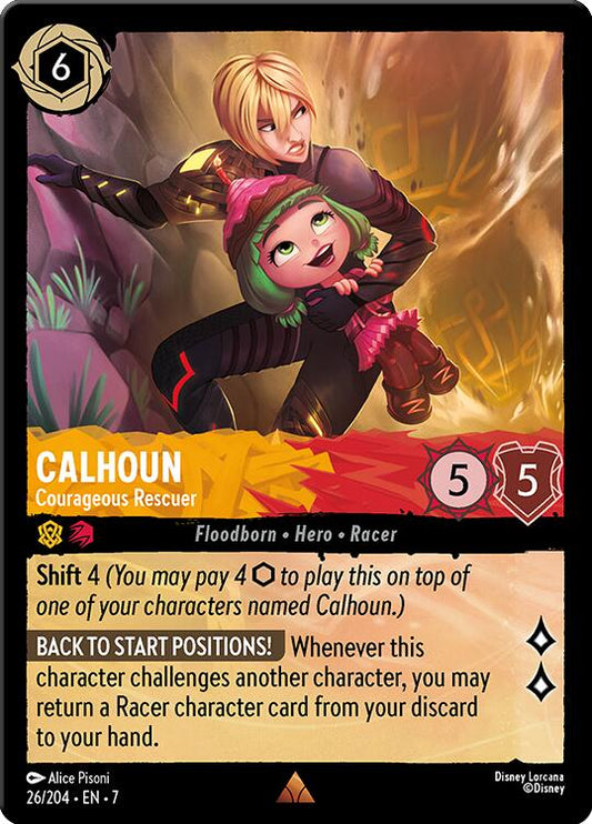 Disney Lorcana: Calhoun - Courageous Rescuer card image