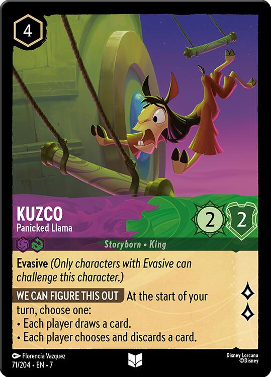 Disney Lorcana: Kuzco - Panicked Llama card image