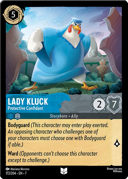 Disney Lorcana: Lady Kluck - Protective Confidant card image