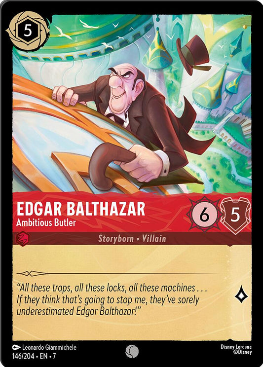 Disney Lorcana: Edgar Balthazar - Ambitious Butler card image