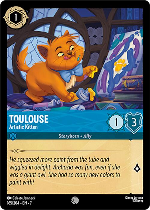 Disney Lorcana: Toulouse - Artistic Kitten card image