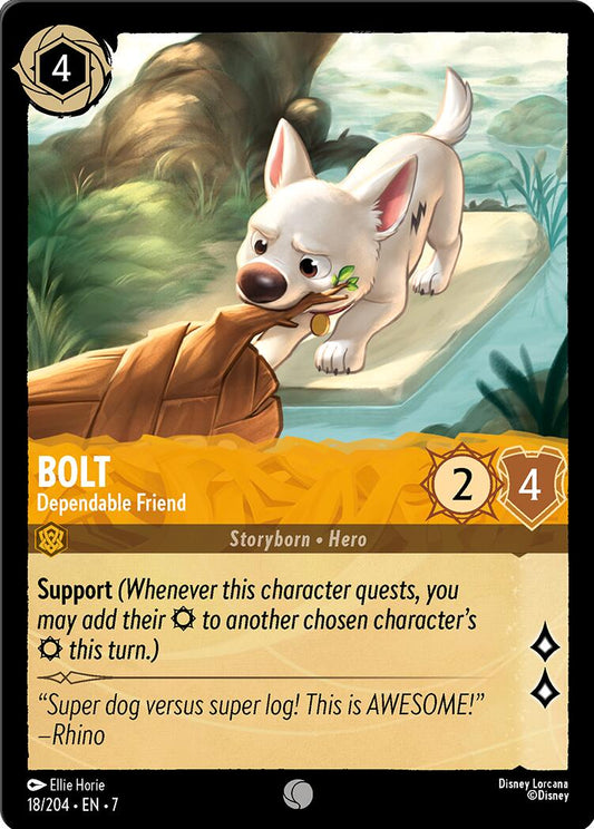 Disney Lorcana: Bolt - Dependable Friend card image