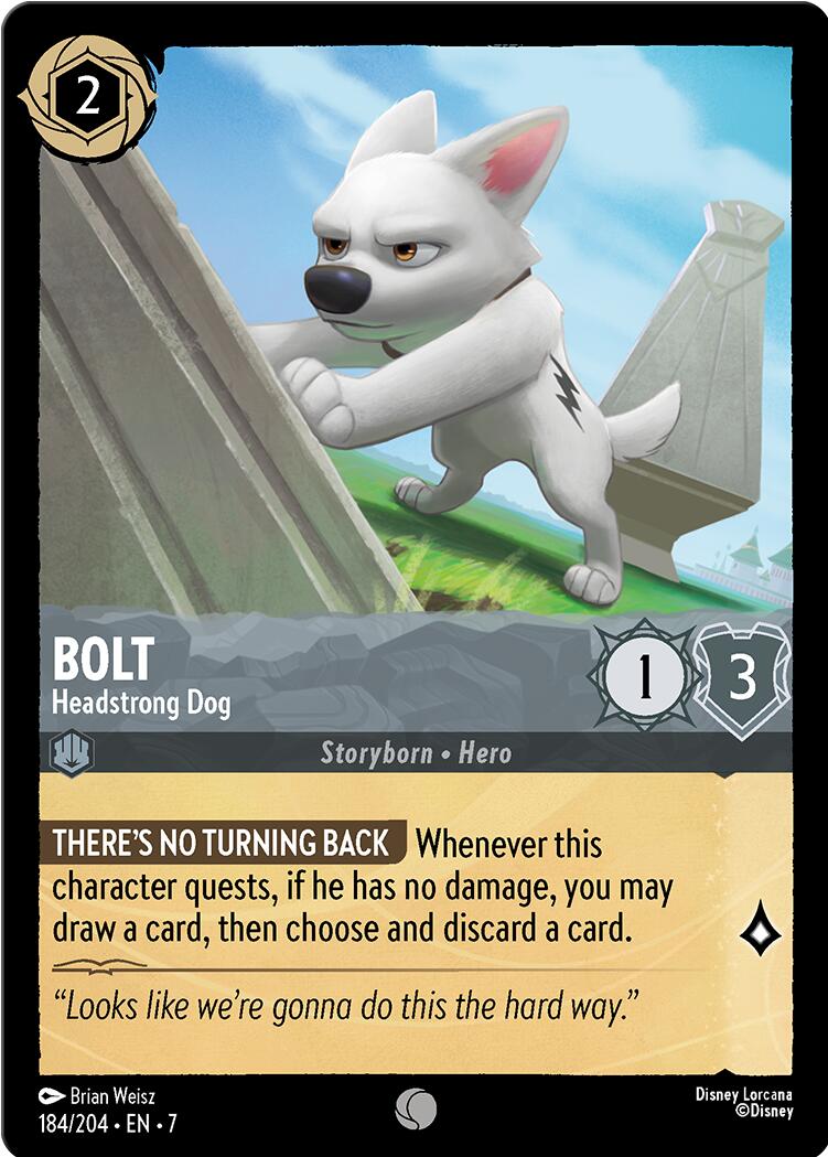 Disney Lorcana: Bolt - Headstrong Dog card image