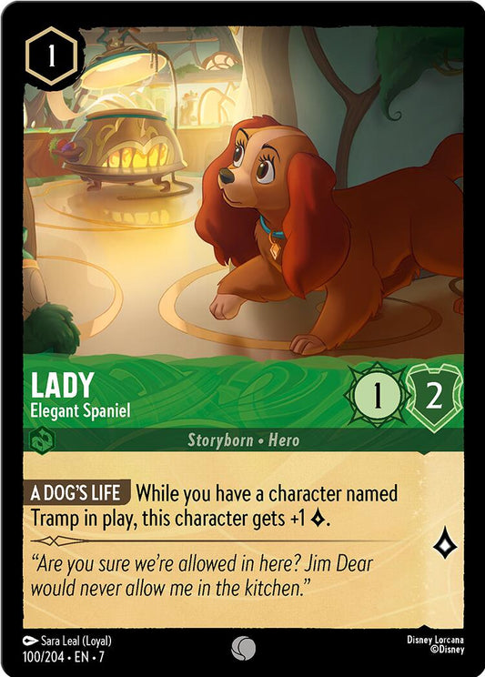 Disney Lorcana: Lady - Elegant Spaniel card image