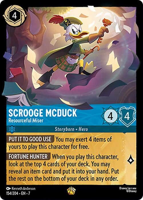 Disney Lorcana: Scrooge McDuck - Resourceful Miser card image