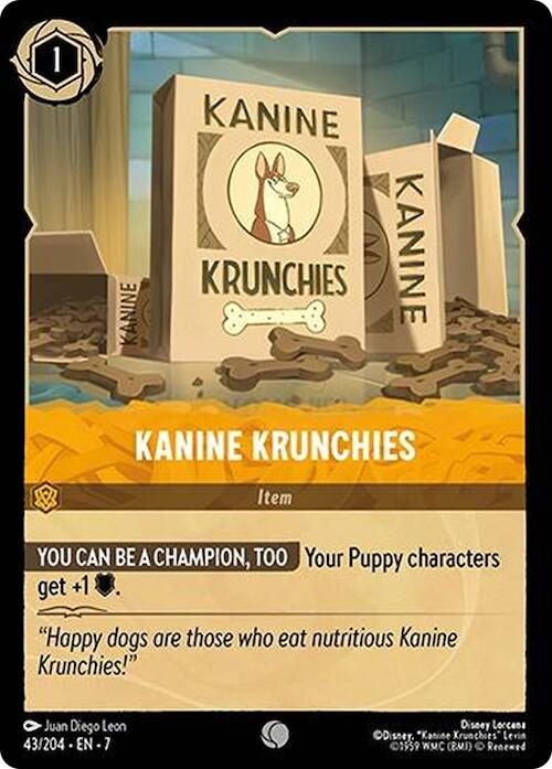 Disney Lorcana: Kanine Krunchies card image