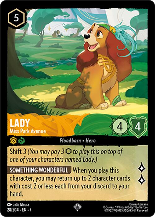 Disney Lorcana: Lady - Miss Park Avenue card image