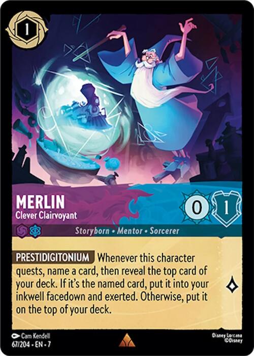 Disney Lorcana: Merlin - Clever Clairvoyant card image