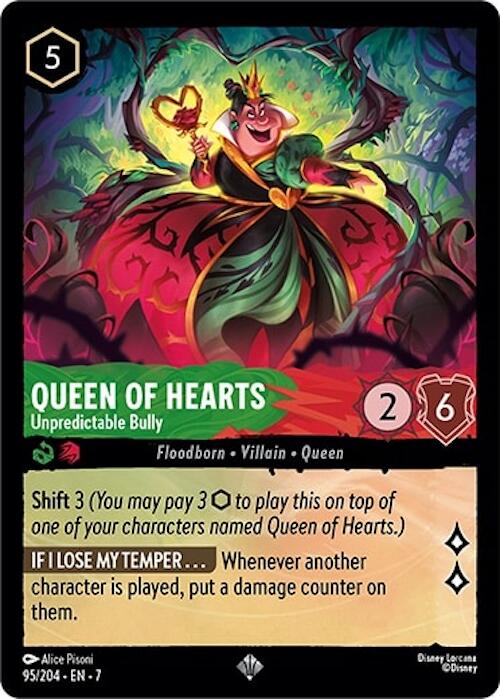 Disney Lorcana: Queen of Hearts - Unpredictable Bully card image