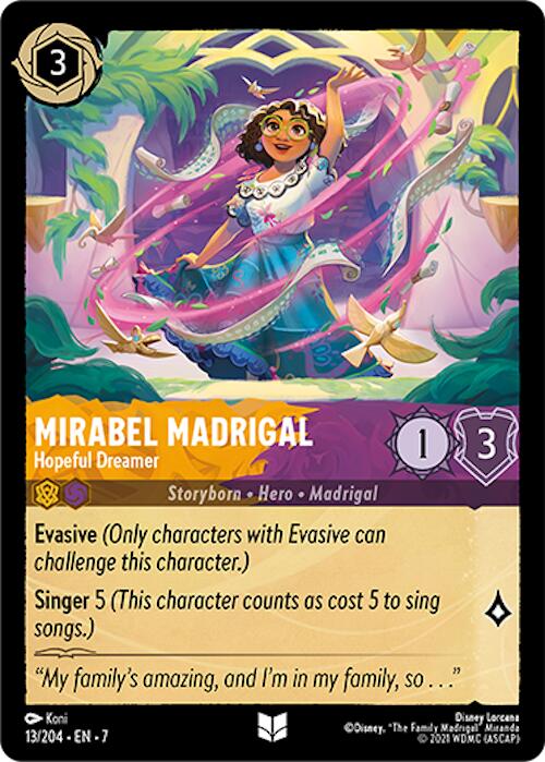 Disney Lorcana: Mirabel Madrigal - Hopeful Dreamer card image