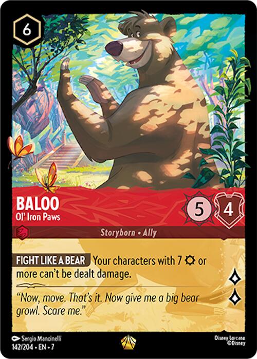 Disney Lorcana: Baloo - Ol' Iron Paws card image