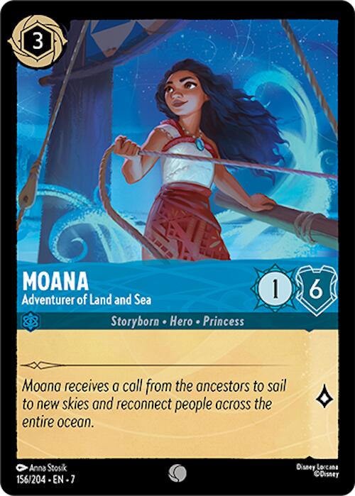 Disney Lorcana: Moana - Adventurer of Land and Sea card image