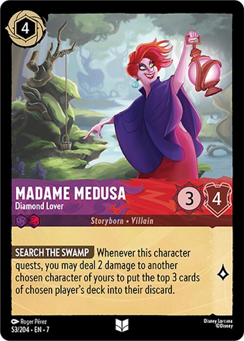 Disney Lorcana: Madame Medusa - Diamond Lover card image