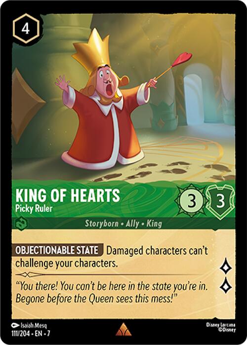 Disney Lorcana: King of Hearts - Picky Ruler card image