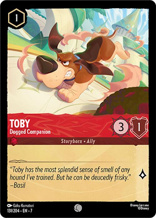 Disney Lorcana: Toby - Dogged Companion card image