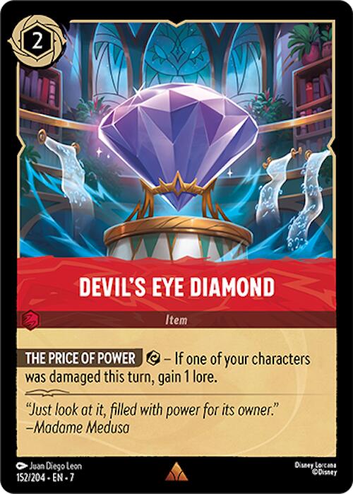 Disney Lorcana: Devil's Eye Diamond card image