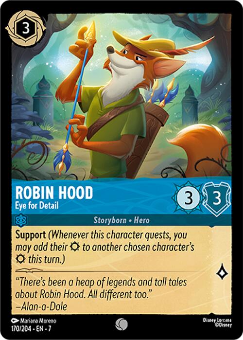 Disney Lorcana: Robin Hood - Eye for Detail card image