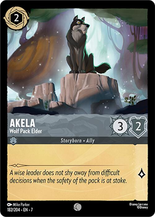 Disney Lorcana: Akela - Wolf Pack Elder card image