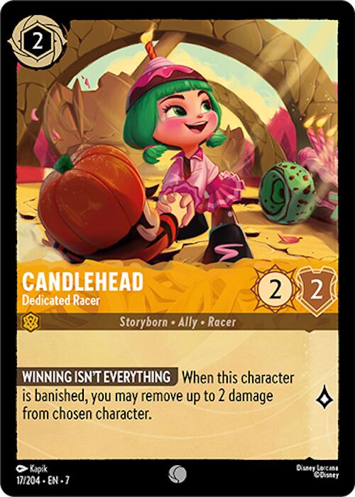 Disney Lorcana: Candlehead - Dedicated Racer card image