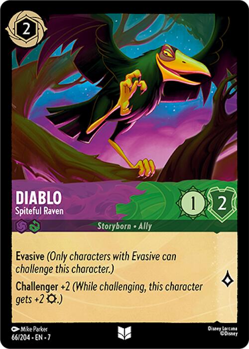 Disney Lorcana: Diablo - Spiteful Raven card image