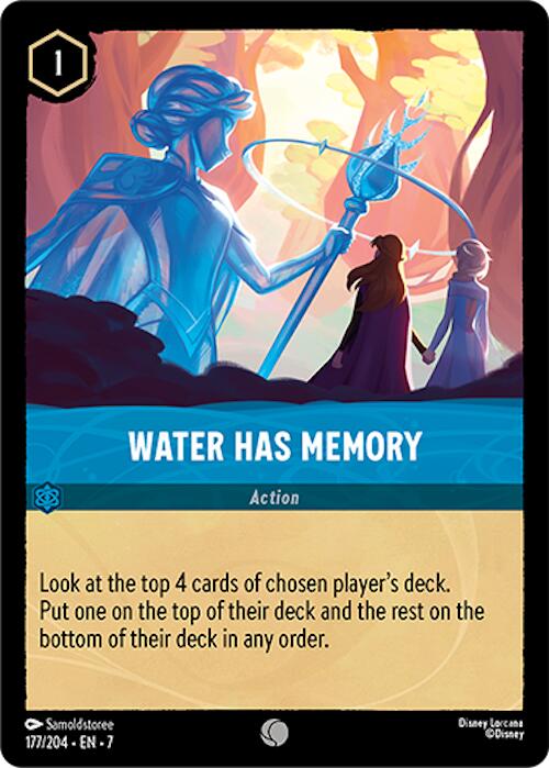 Disney Lorcana: Water Has Memory card image