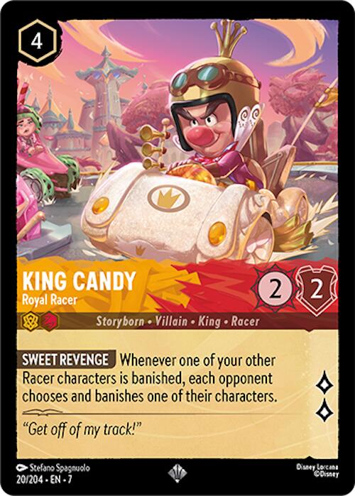 Disney Lorcana: King Candy - Royal Racer card image