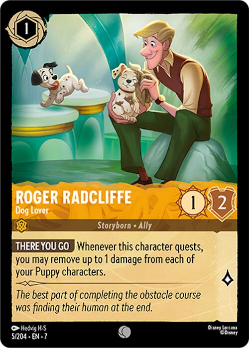 Disney Lorcana: Roger Radcliffe - Dog Lover card image