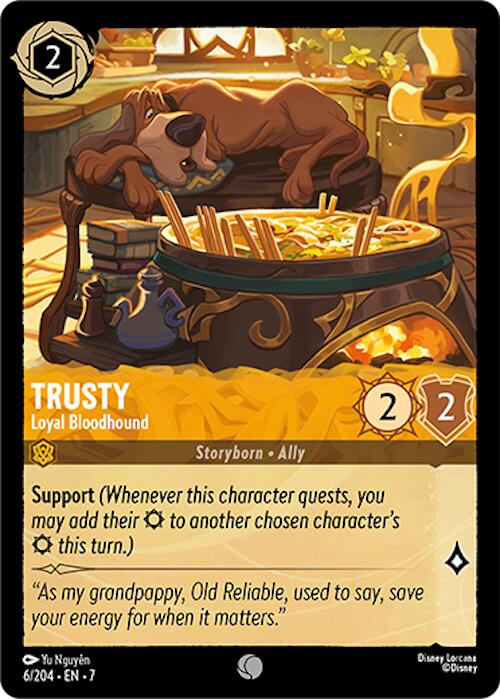 Disney Lorcana: Trusty - Loyal Bloodhound card image