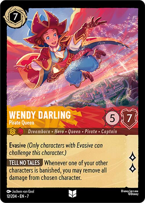 Disney Lorcana: Wendy Darling - Pirate Queen card image