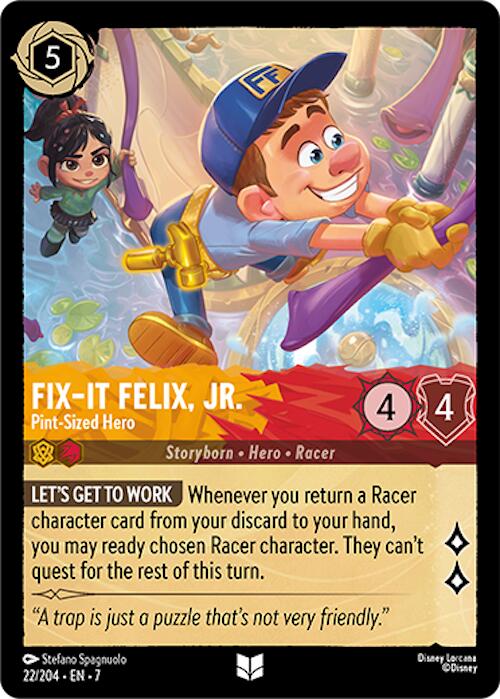 Disney Lorcana: Fix-It Felix, Jr. - Pint-Sized Hero card image