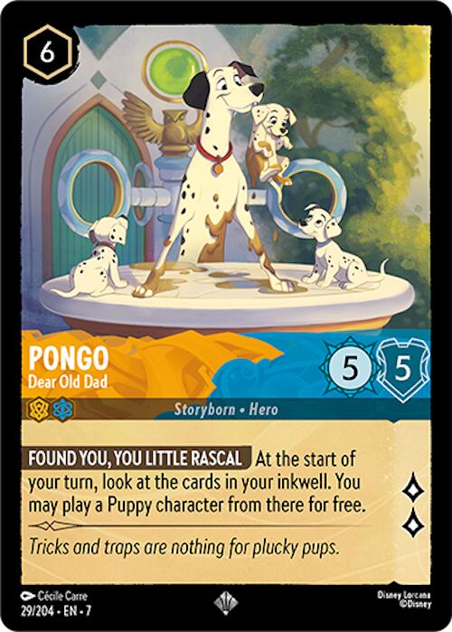 Disney Lorcana: Pongo - Dear Old Dad card image