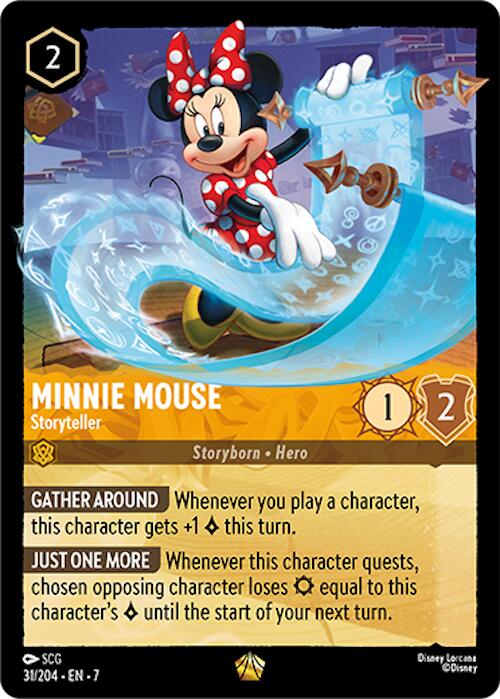 Disney Lorcana: Minnie Mouse - Storyteller card image