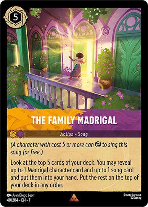 Disney Lorcana: The Family Madrigal card image