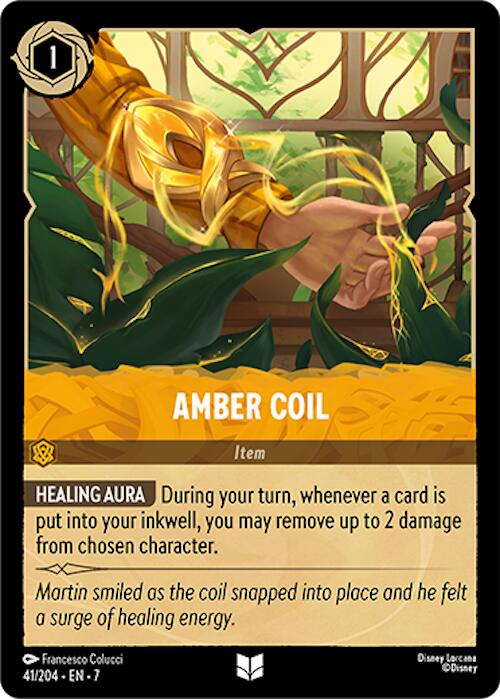 Disney Lorcana: Amber Coil card image