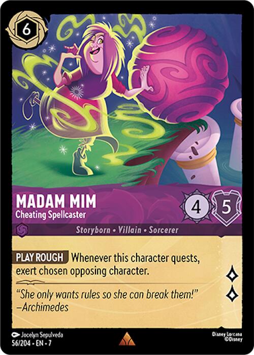 Disney Lorcana: Madam Mim - Cheating Spellcaster card image