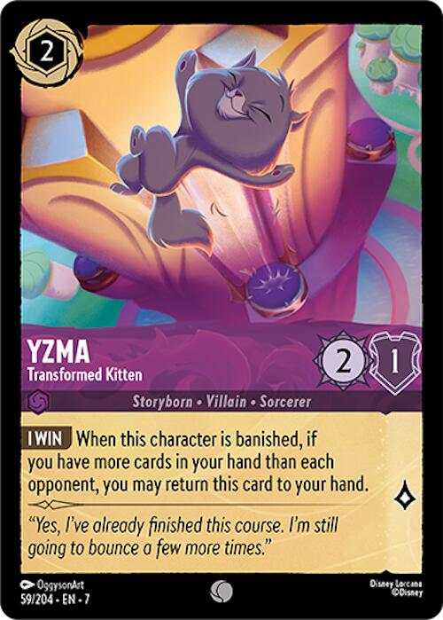 Disney Lorcana: Yzma - Transformed Kitten card image