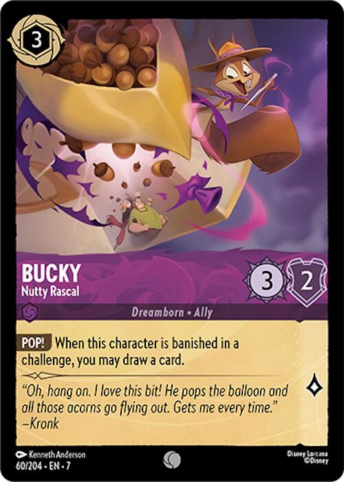 Disney Lorcana: Bucky - Nutty Rascal card image