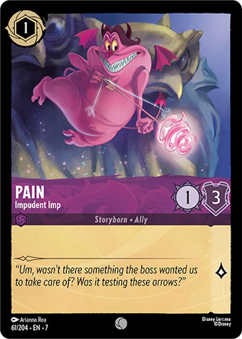 Disney Lorcana: Pain - Impudent Imp card image