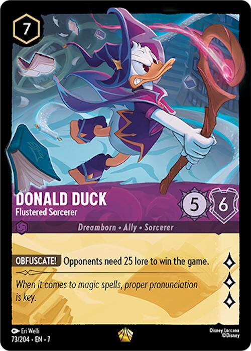 Disney Lorcana: Donald Duck - Flustered Sorcerer card image