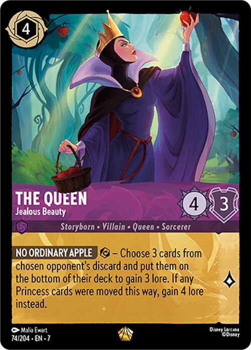 Disney Lorcana: The Queen - Jealous Beauty card image