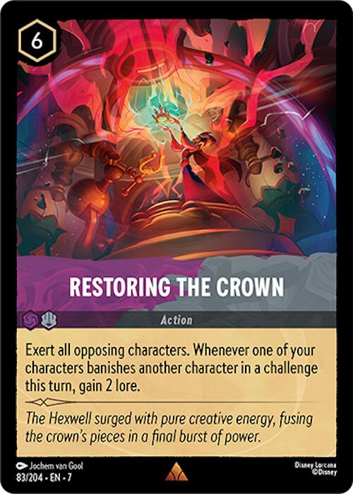 Disney Lorcana: Restoring the Crown card image