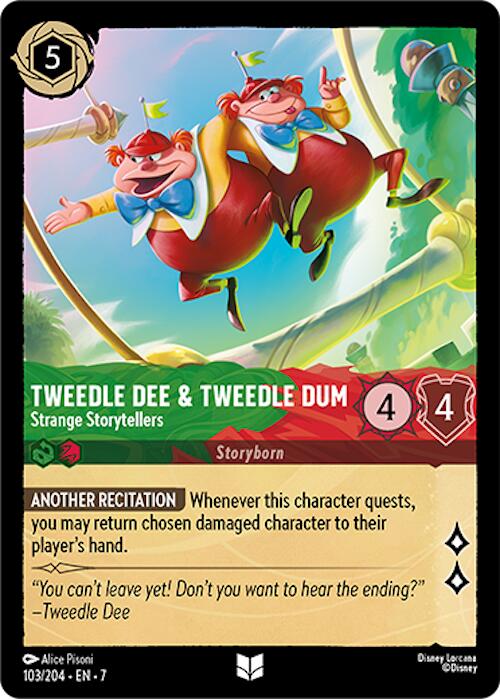 Disney Lorcana: Tweedledee & Tweedledum - Strange Storytellers card image