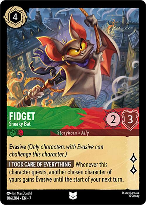 Disney Lorcana: Fidget - Sneaky Bat card image