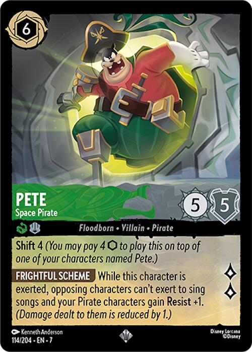 Disney Lorcana: Pete - Space Pirate card image