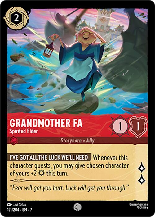 Disney Lorcana: Grandmother Fa - Spirited Elder card image