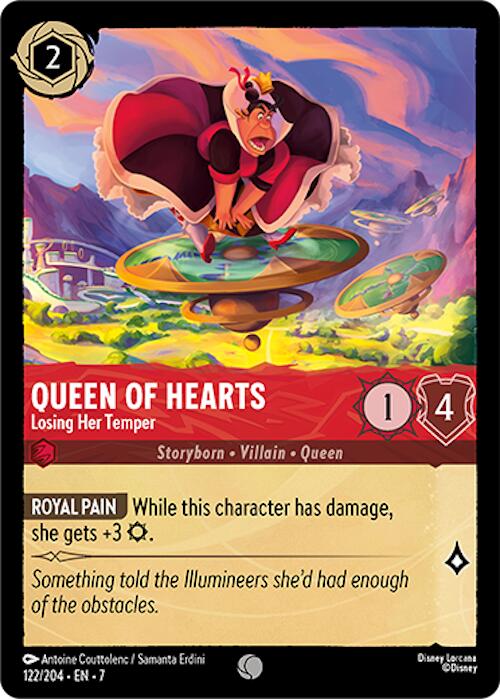 Disney Lorcana: Queen of Hearts - Losing Her Temper card image