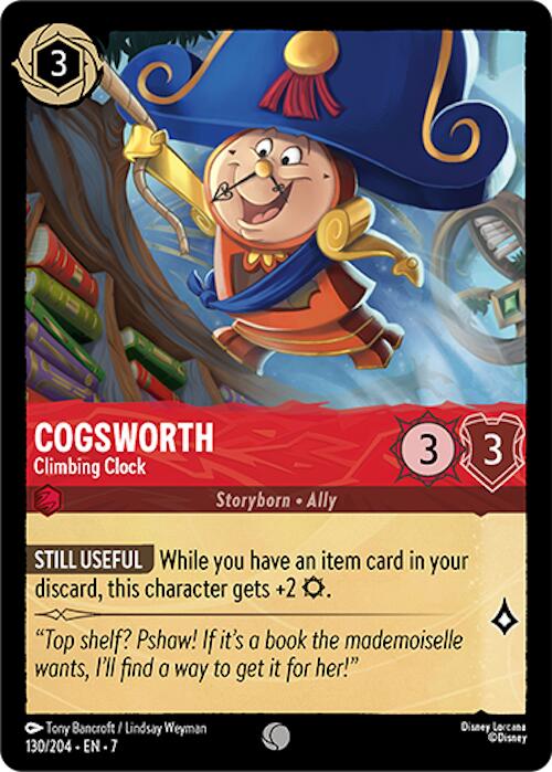 Disney Lorcana: Cogsworth - Climbing Clock card image