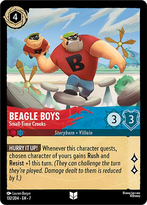 Disney Lorcana: Beagle Boys - Small-Time Crooks card image