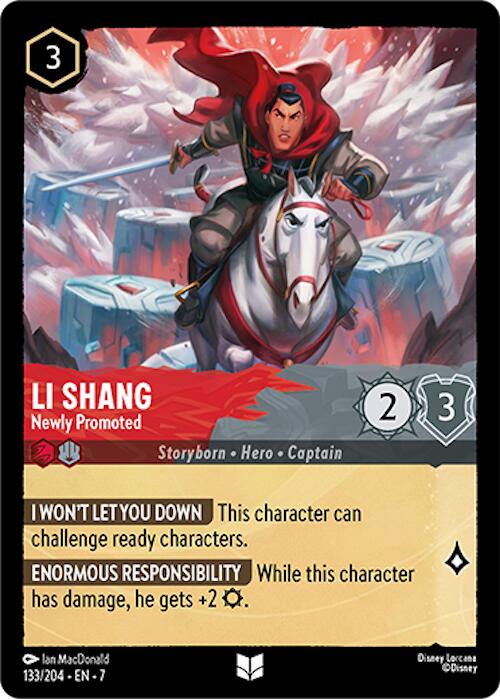 Disney Lorcana: Li Shang - Newly Promoted card image